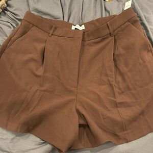 Abercrombie Brown Sloane Pleated Short